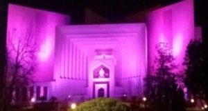 SUPREME COURT TURNS PINK FOR CANCER DAY