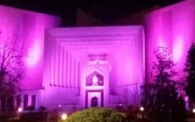 SUPREME COURT TURNS PINK FOR CANCER DAY