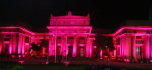 STATE BANK TURNED PINK IN SUPPORT OF PINK RIBBON