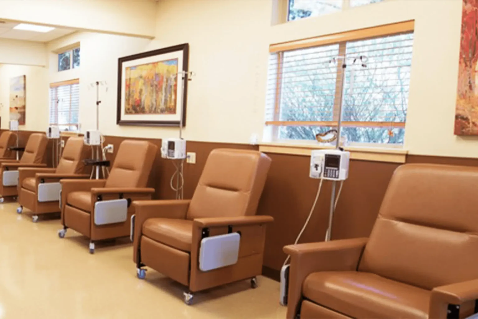 Oncology Ward for Chemotherapy Sessions at Pink Ribbon Hospital