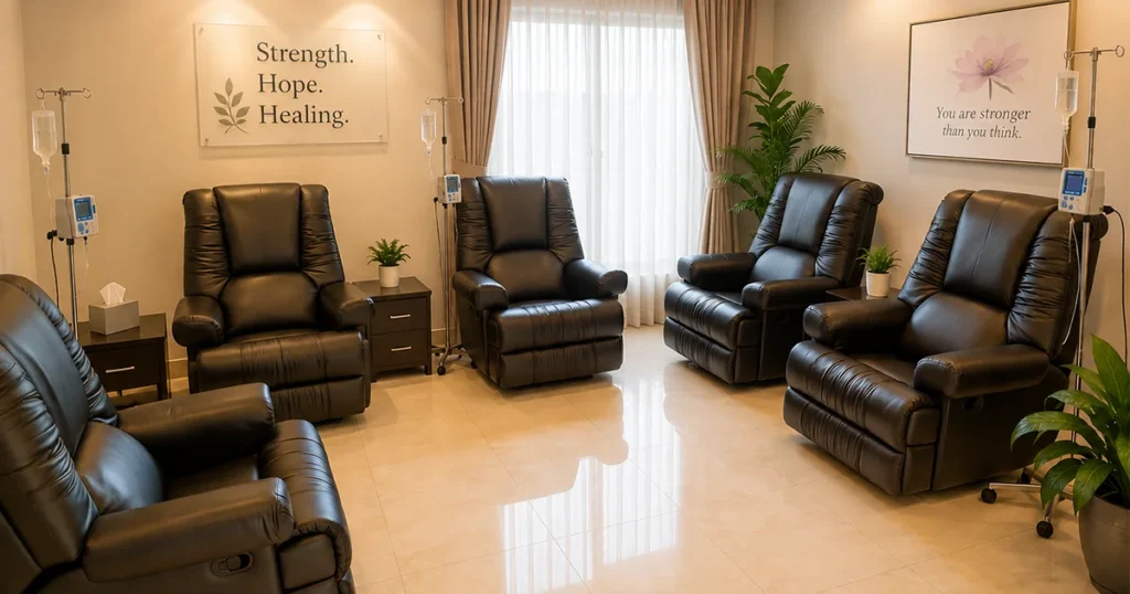 Chemotherapy Ward at Pink Ribbon Breast Cancer Hospital